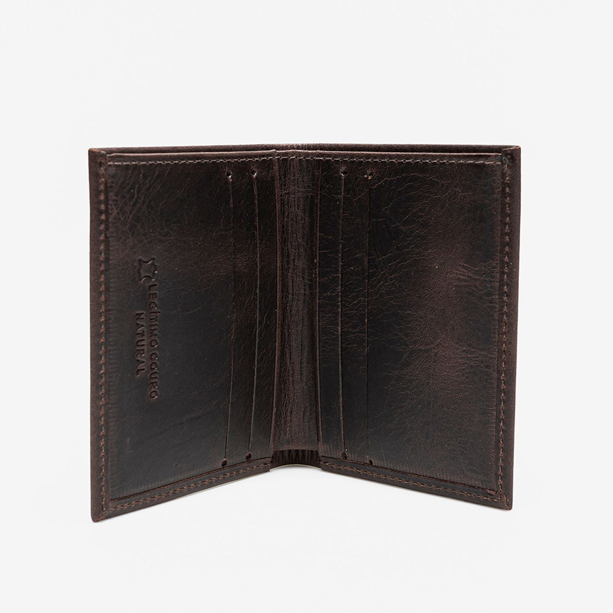 Carteira Metropolitan Em Couro Café