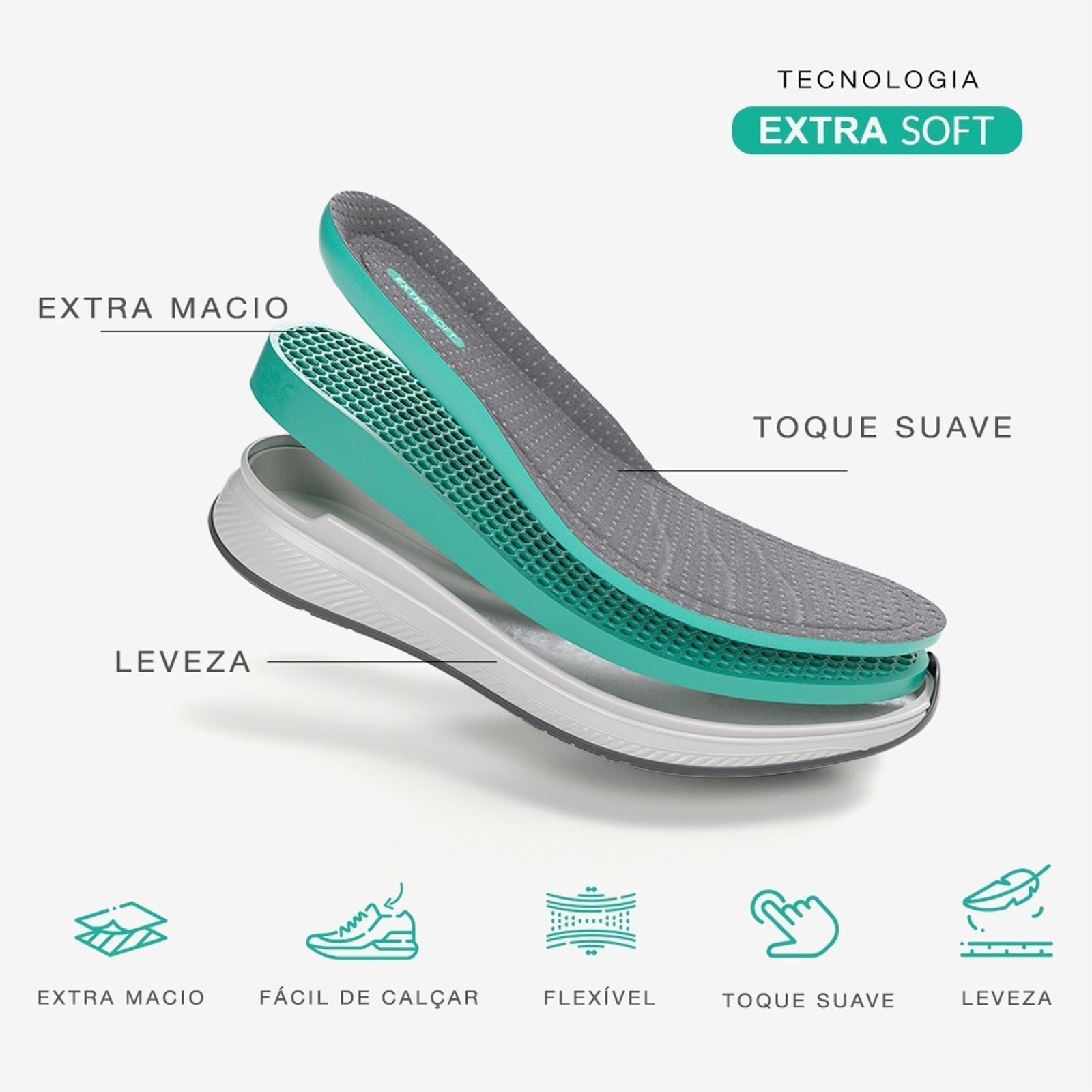 Tênis Denim Journey Extra Soft Laminado