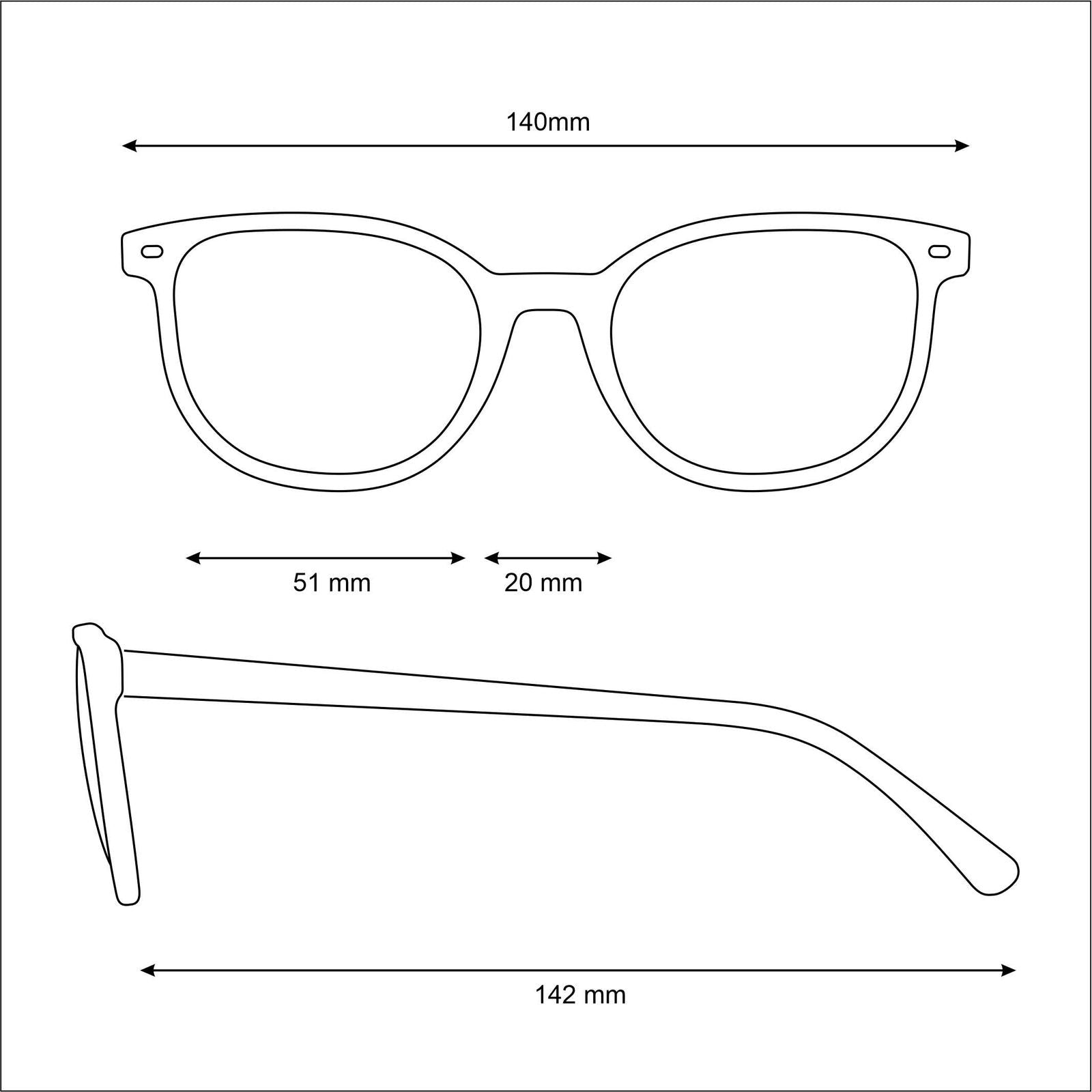 Óculos Escuro Marrom Democrata