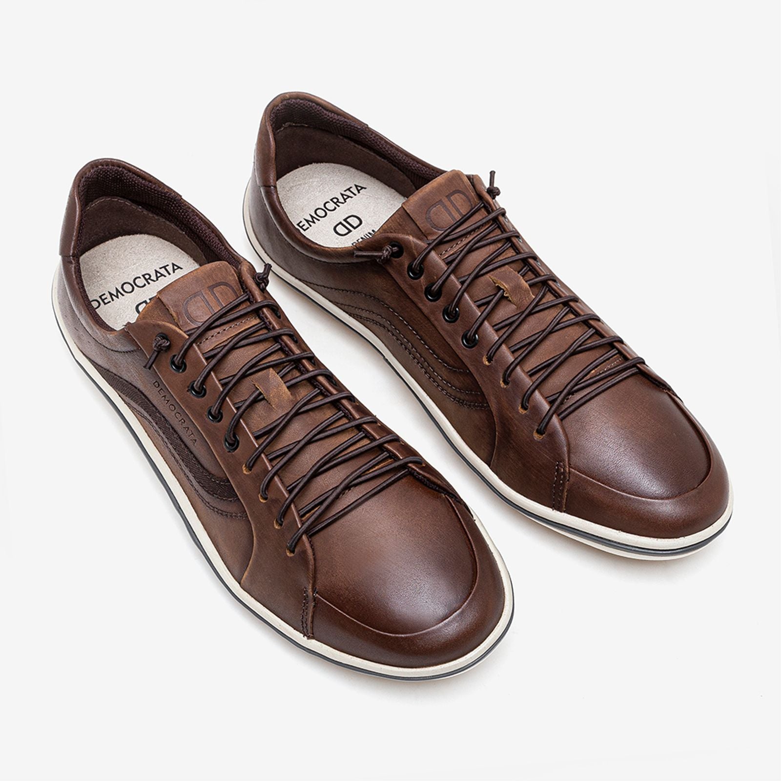 Sapatênis Denim Marrom Rave